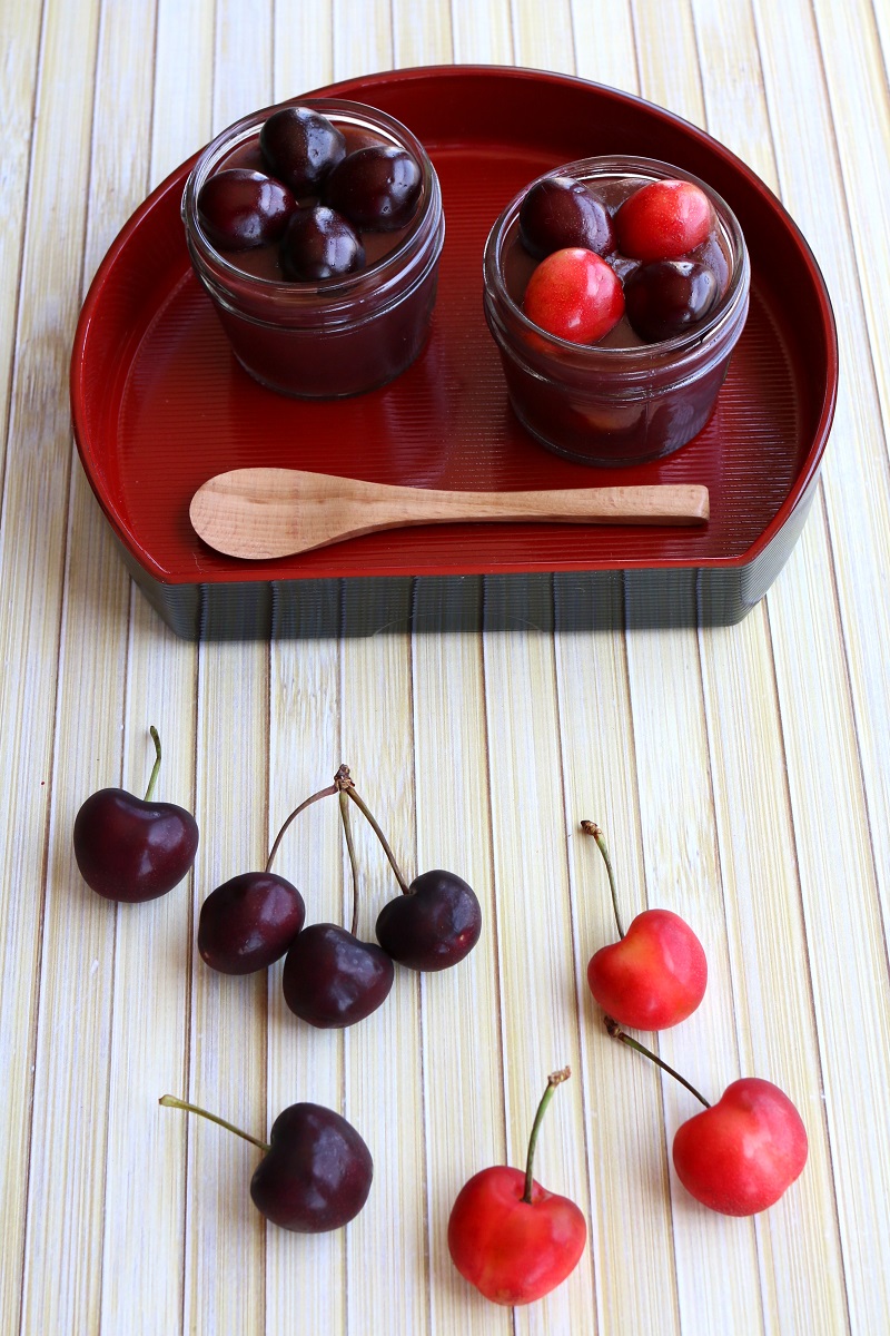 Vegan Cherry Coconut Jelly