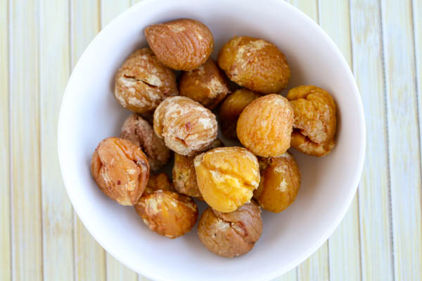 Mashed Japanese yam and chestnuts