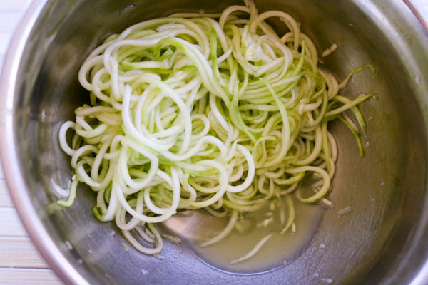 Shiso Pesto Zucchini Noodles