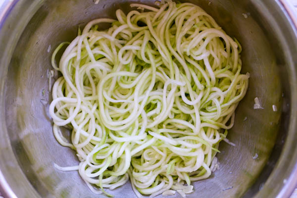Shiso Pesto Zucchini Noodles